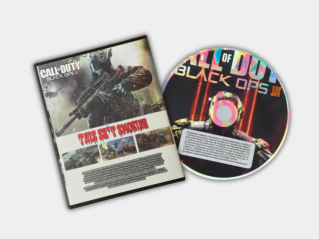 Cod Cd Call of Duty Black Ops CD Cases Mylar Bags 3.5 Grams – Gorilla Boyz Inc