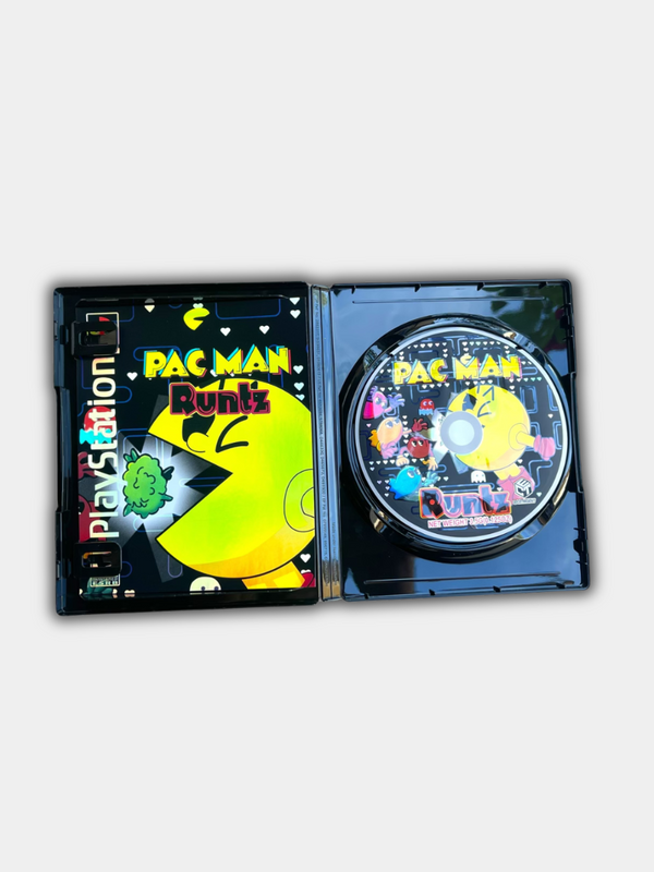 Play Station Pacman Runtz CD Cases with Mylar Bags 3.5g