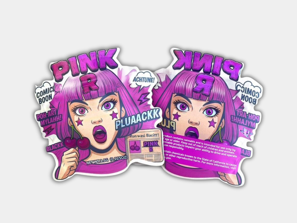 Pink R 3.5G Mylar Bag