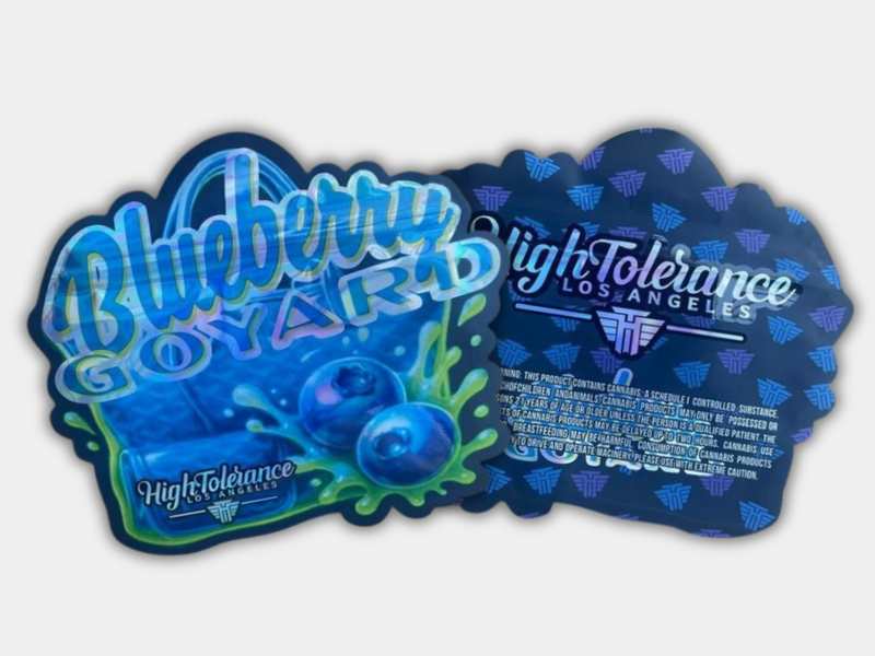Blueberry Goyard 3.5G Mylar Bag