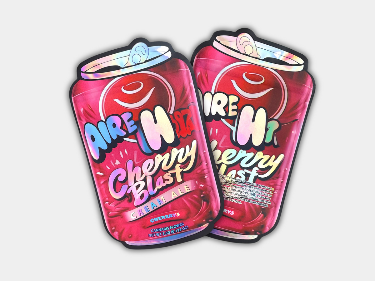 Aire H Cherry Blast Mylar Bag 3.5 Grams | Smell Proof – Gorilla