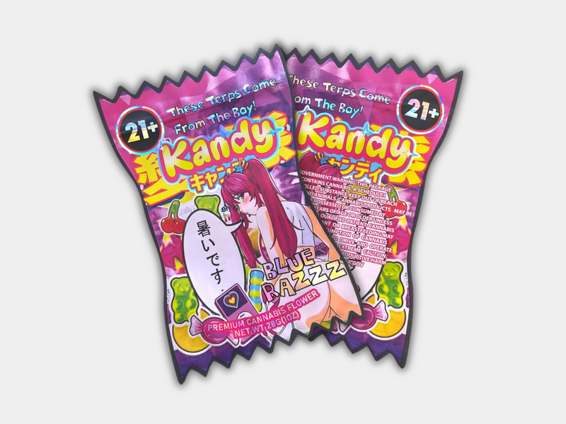 Kandy Blue Razz Mylar Bag 1 Ounce