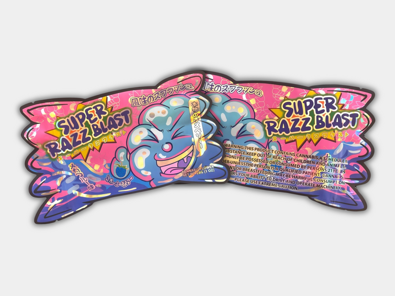 Super Razz Blast Mylar Bag 1 Ounce