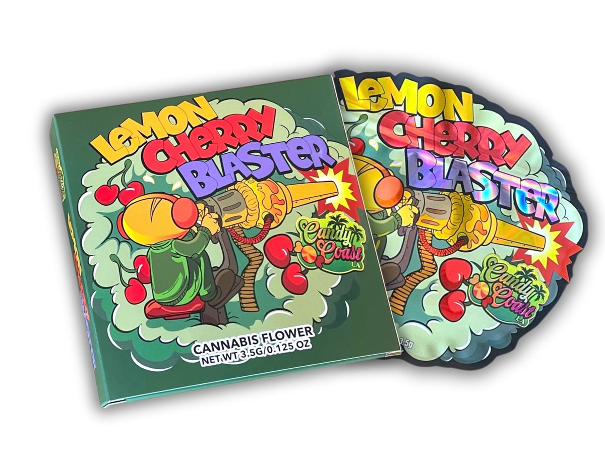 Smoke&Mirrors まとめ売り(バラ売り可)27個 Lemon Cherry Blaster 3.5g Mylar Bag with BOX | Smell Proof