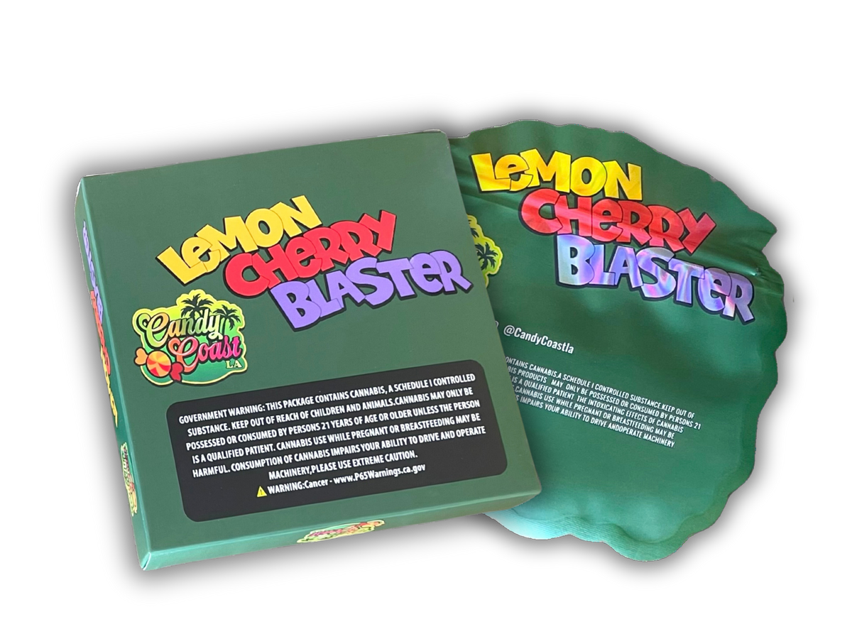 Lemon Cherry Blaster 3.5g Mylar Bag with BOX | Smell Proof