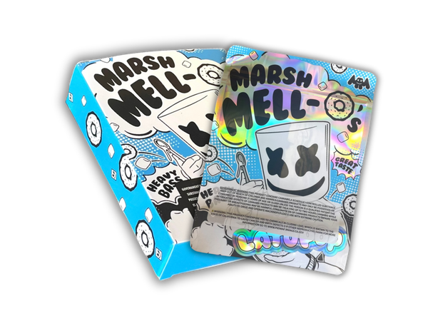 Marshmallow Latopop 3.5g Mylar Bag with BOX