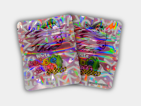 White Bubble Runtz Mylar Bag 3.5G