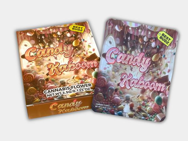 Candy Kaboom 3.5g Mylar Bag with BOX