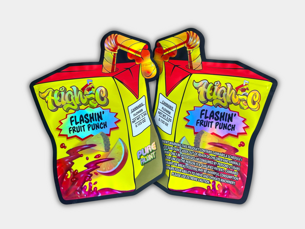 High C Flashing Fruit Punch Mylar Bag 3.5 Grams