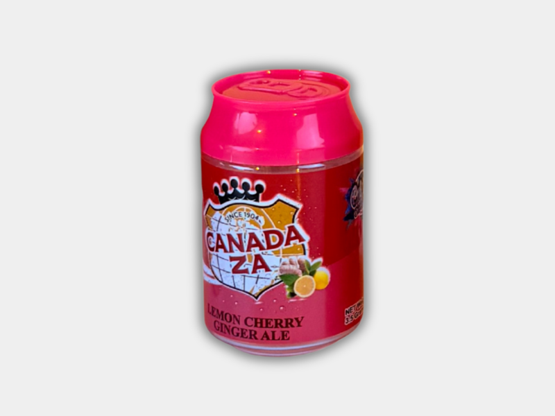 Canada Za Lemon Cherry Ginger Ale Soda Cans – Master Box (8 Cans)