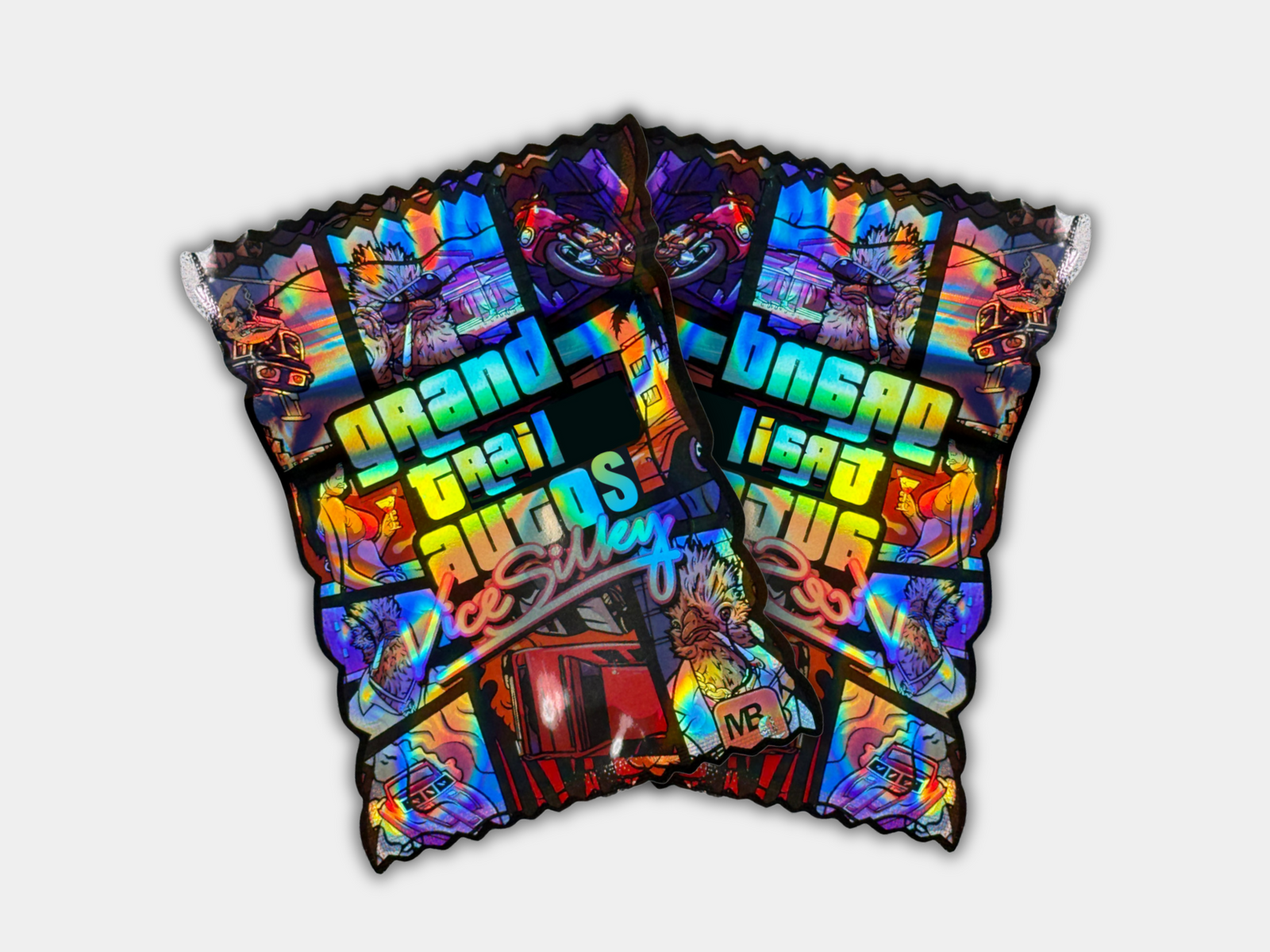 G-T-A Vice Silky Mylar Bag 3.5 Grams | Smell Proof – Gorilla Boyz Inc