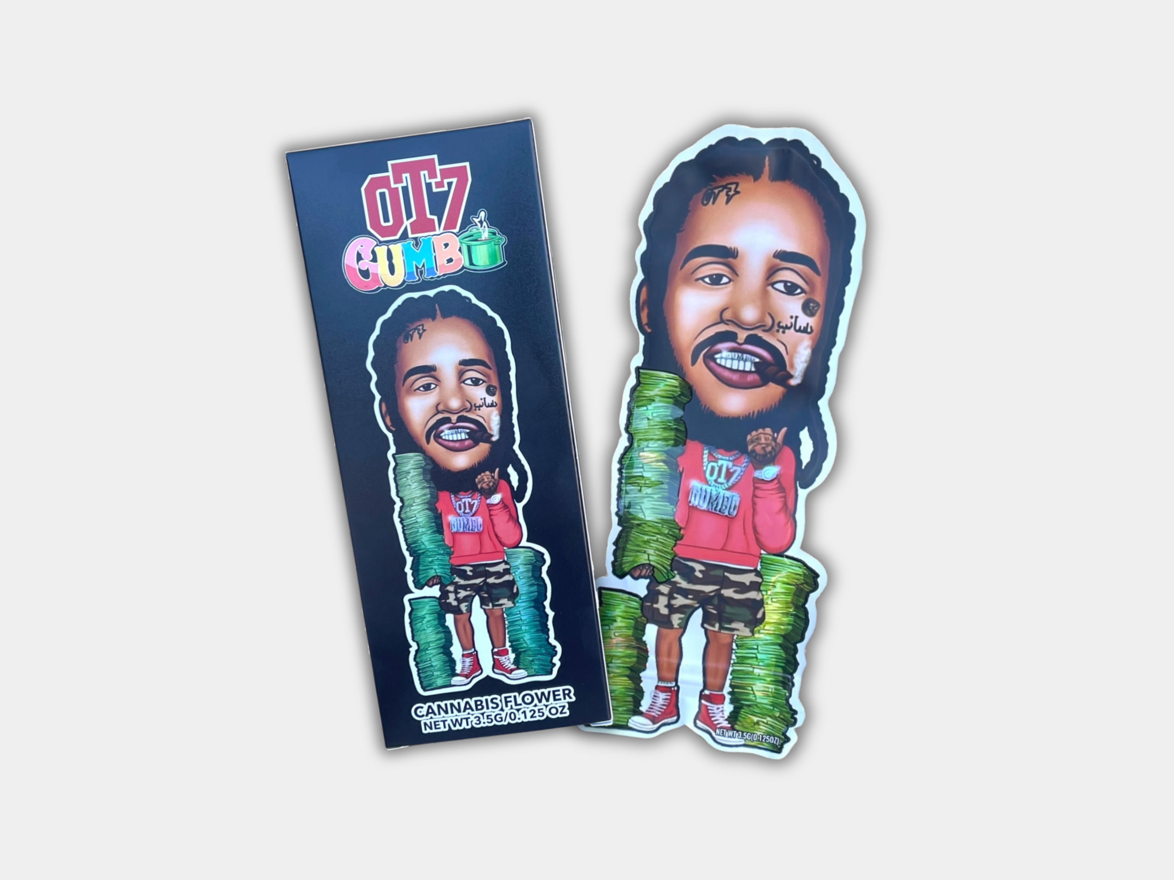 OTZ Gumbo Mylar Bag with BOX | Smell Proof – Gorilla Boyz Inc