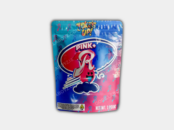 Pink Mylar Bag 16 Ounces (1lb)