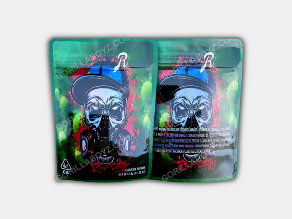 Gas New Mylar Bag 3.5 Grams