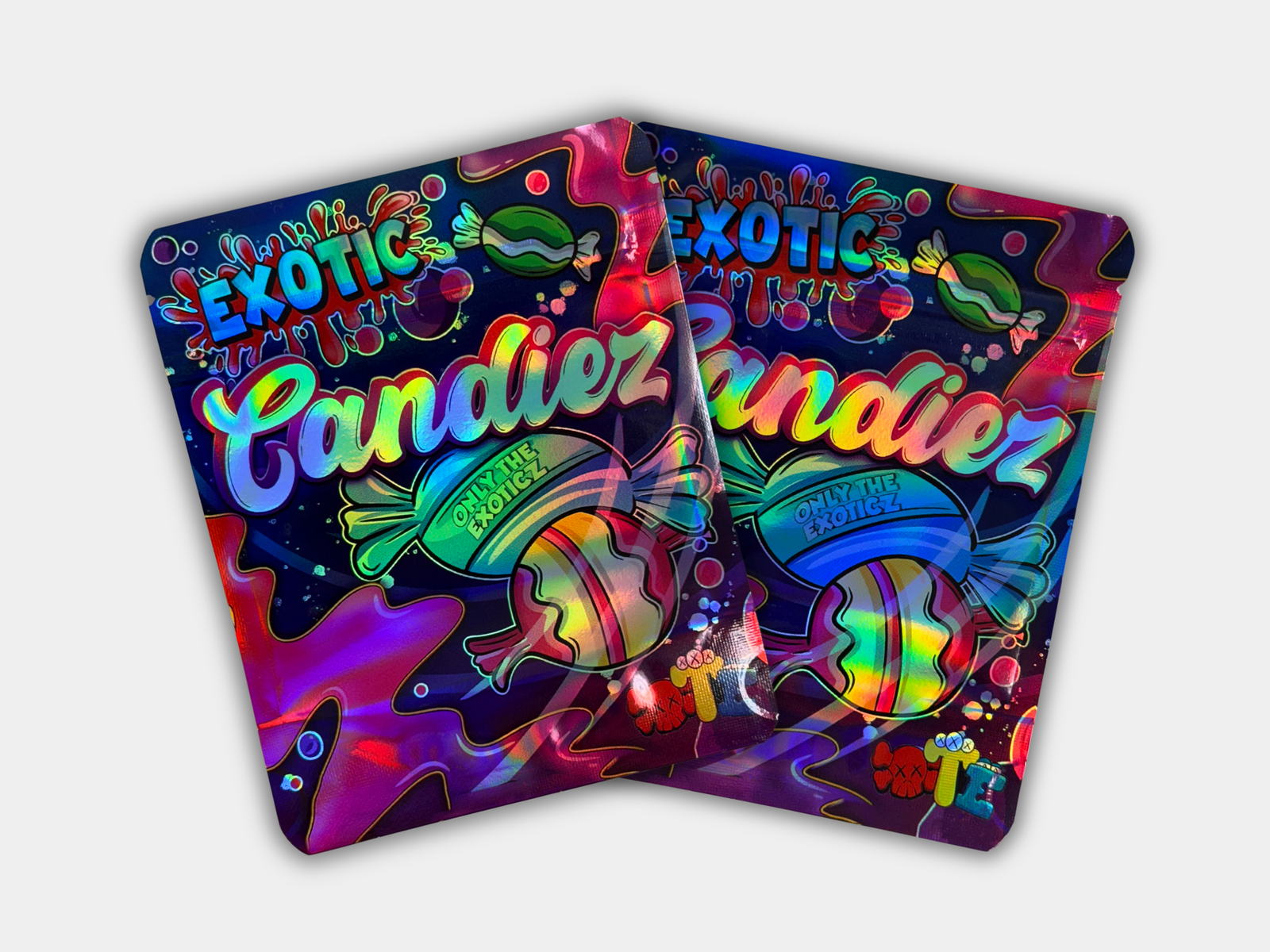 Exotic Candiez Mylar Bag 3.5 Grams | Smell Proof – Gorilla Boyz Inc