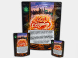 420 Everyday CUSTOM STICKER Combo Pack Mylar Bag Set – 32 (3.5g), 16 (1oz), 1 (1lb) 1