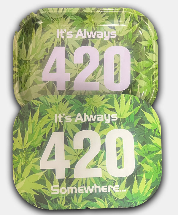 it's always 420 somewhere rolling tray