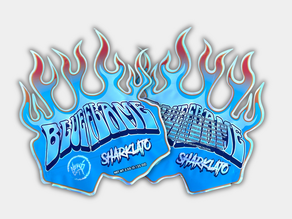 Blue Flame Mylar Bag 3.5 Grams