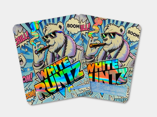 White Runtz 3.5G Mylar Bag