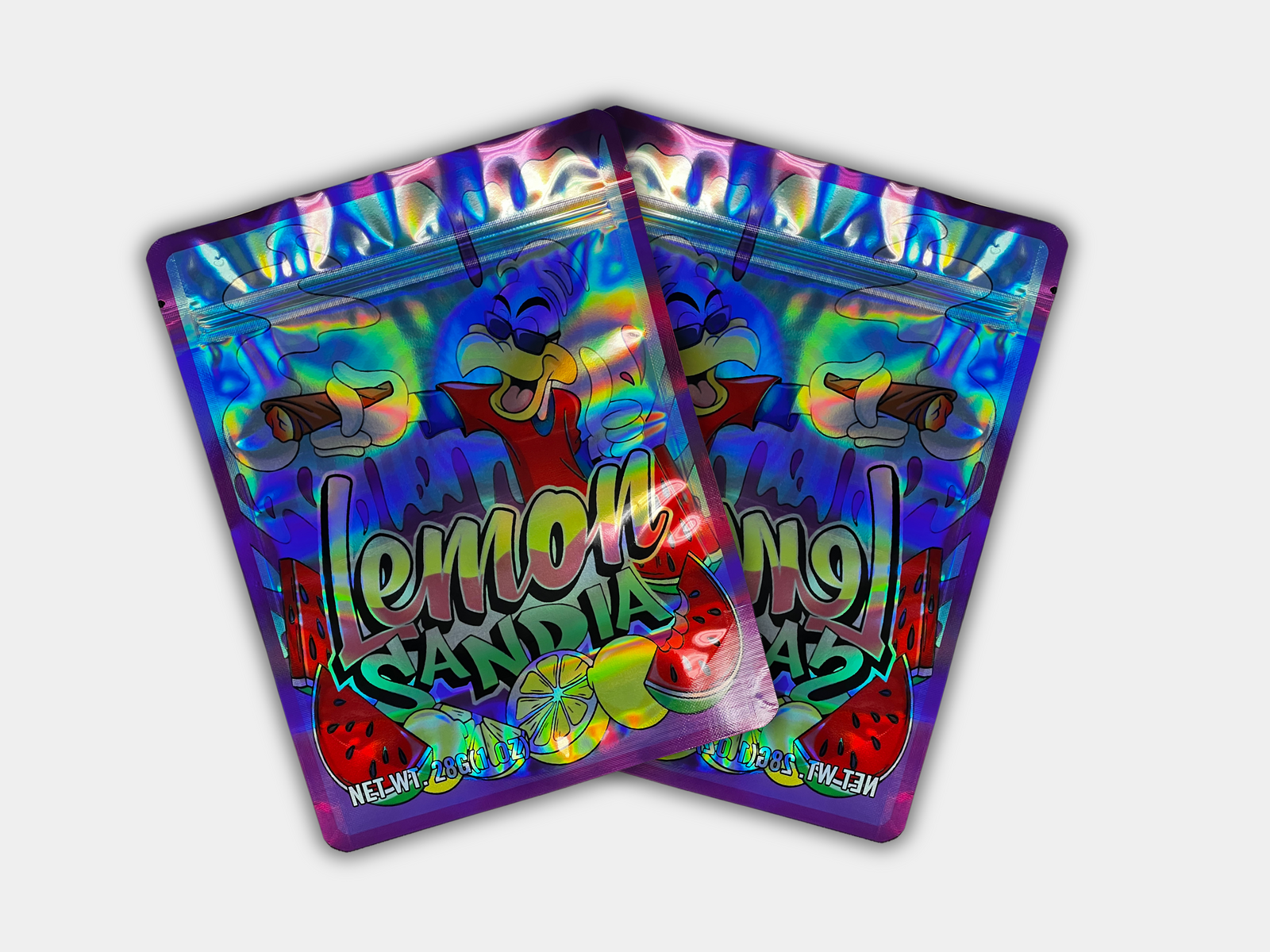 Lemon Sandia Mylar Bag 1 Ounce | Smell Proof – Gorilla Boyz Inc