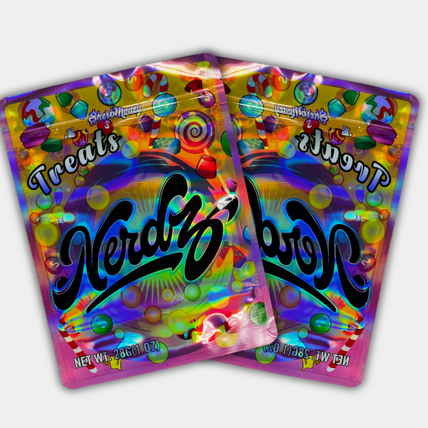 Treats Nerdz Mylar Bag 1 Ounce | Smell Proof – Gorilla Boyz Inc