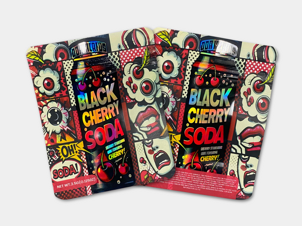 Black Cherry Soda 3.5G Mylar Bag