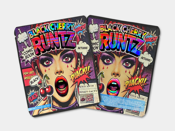 Black Cherry Runtz 3.5G Mylar Bag