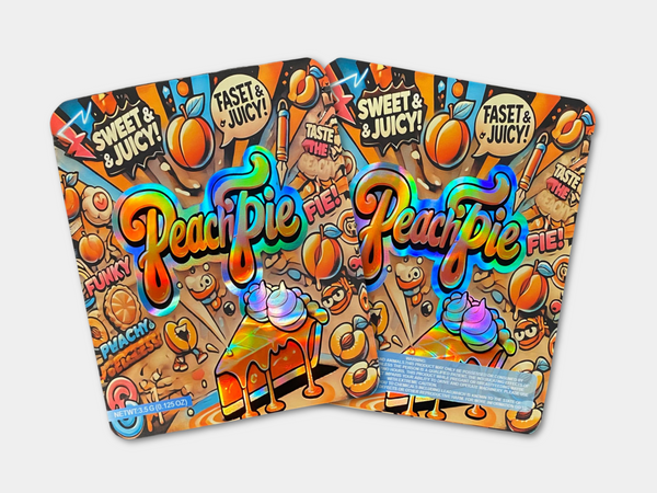Peach Pie 3.5G Mylar Bag