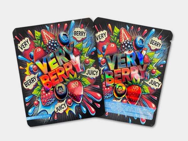 Very Berry 3.5G Mylar Bag