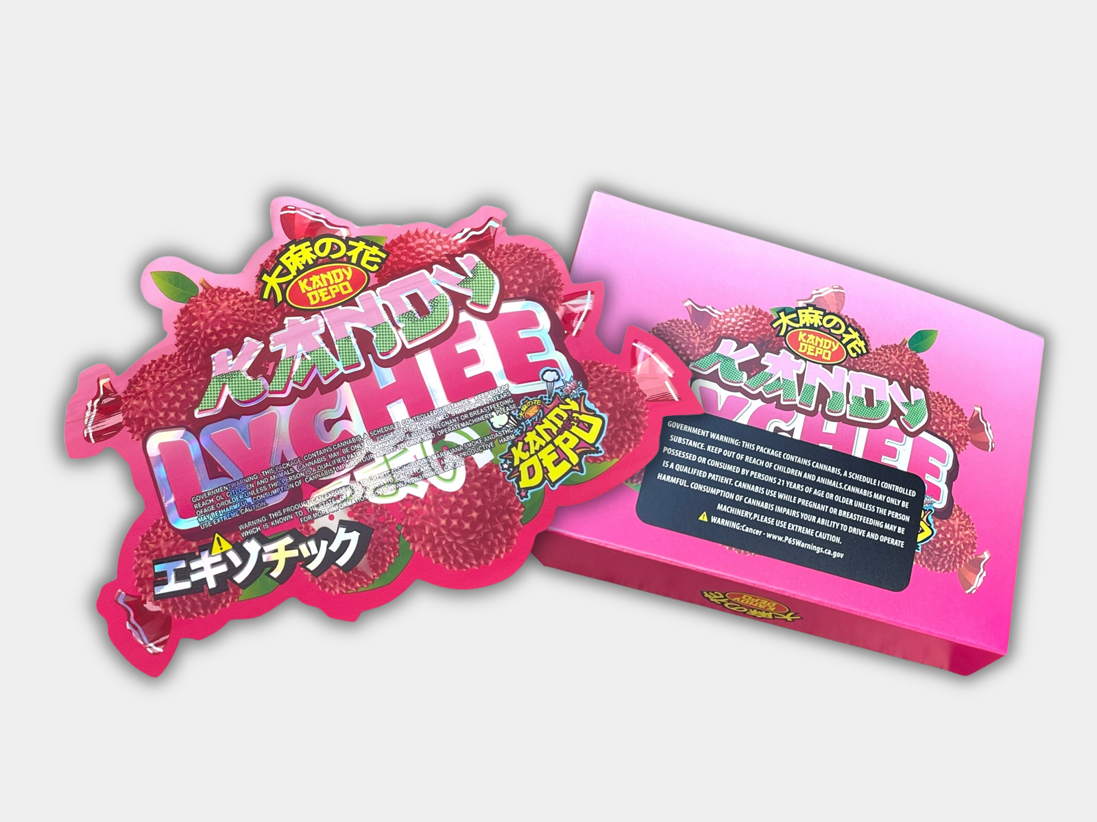 Kandy Lychee Mylar Bag with BOX | Smell Proof – Gorilla Boyz Inc