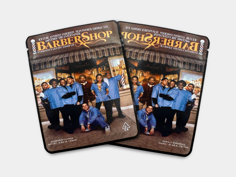 Barbershop 3.5G Mylar Bag (GB Custom)