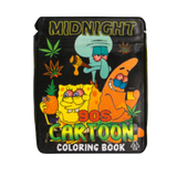 90s Cartoon Coloring Book Sticker Mylar Bag 3.5G | Smell Proof