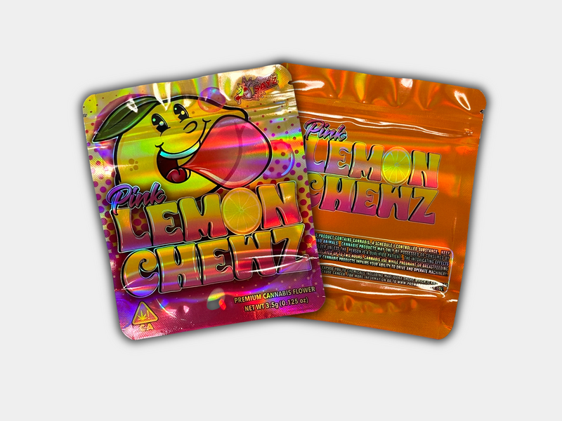 Pink Lemon Chewz Mylar Bag 3.5 Grams