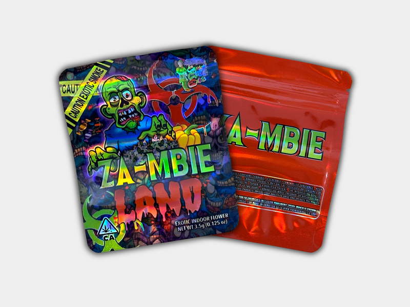 Za-mbie Land Mylar Bag 3.5 Grams