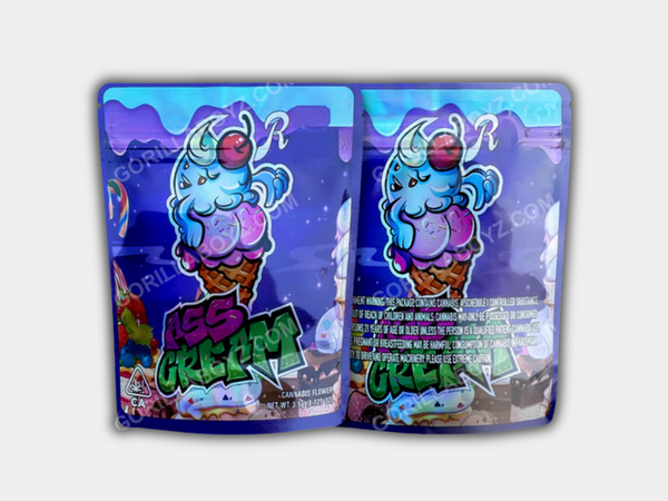 Ass Cream Mylar Bag 3.5 Grams