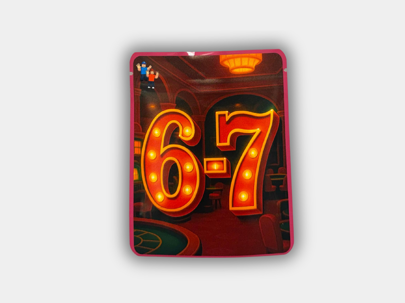 6-7 Mylar Bags 3.5G – 6 Pack Set