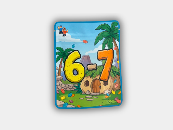 6-7 Mylar Bags 3.5G – 6 Pack Set