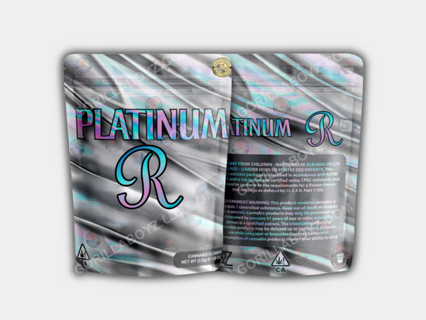 Platinum Mylar Bag 3.5 Grams