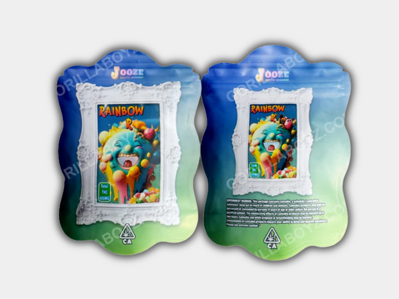 Rainbow 600 MG EMPTY Mylar Bag