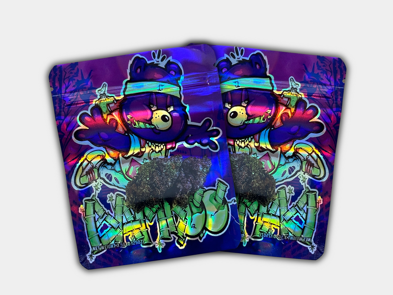 Bamboo Bear Mylar Bag 3.5 Grams