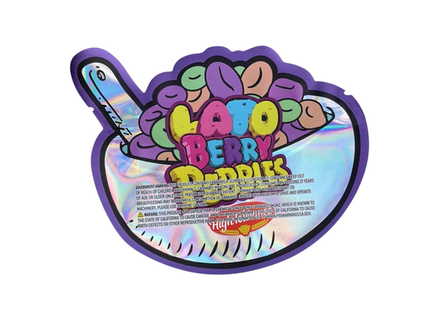 Loudheads 3.5G Mylar Bag – Berry Pebbles Edition