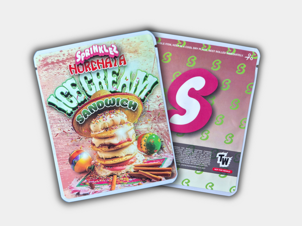 Sprinklez Horchata Ice Cream Sandwich Mylar Bag 3.5 Grams (Label & Authenticity Stickers Included)