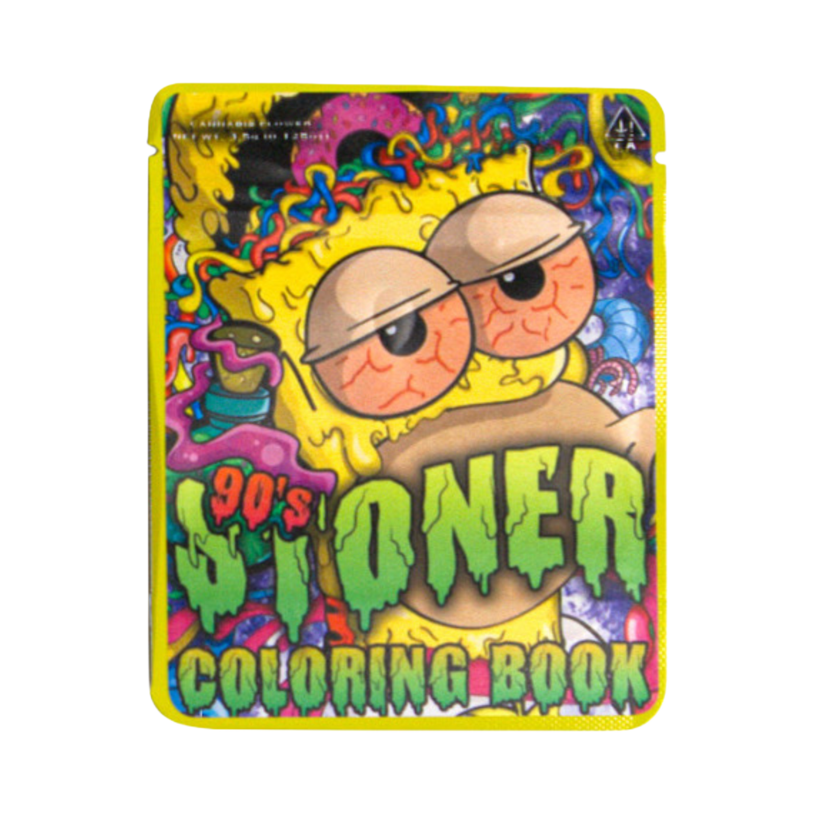 90s Cartoon Coloring Book Mylar Bags – Parody 3.5G Designs | Smell