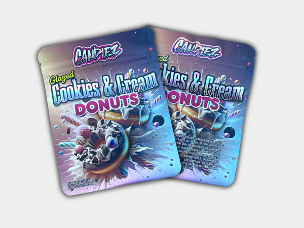 Glazed Cookies & Cream Donuts Mylar Bag 3.5 Grams