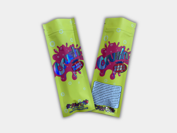 Crush Dubble Bubble 2 Grams Holographic Empty Pre Roll Packaging