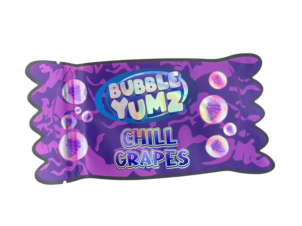 Bubble Yumz 3.5G Mylar Bag – Chill Grapes Edition