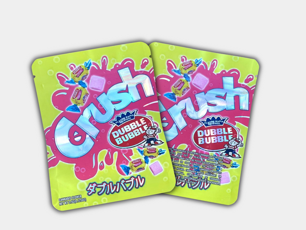 Crush Dubble Bubble Mylar Bag 3.5 Grams