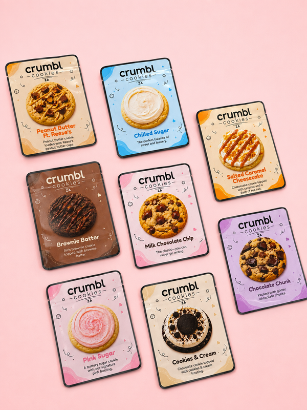 Cookie Crumble Collection New Custom Print Bags  – 8 Design Mylar Set (3.5g)