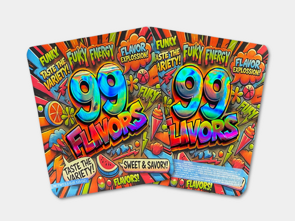 99 Flavors 3.5G Mylar Bag