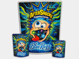 After Shocks Blue Razz Popping Candy CUSTOM STICKER Combo Pack Mylar Bag Set – 32 (3.5g), 16 (1oz), 1 (1lb)